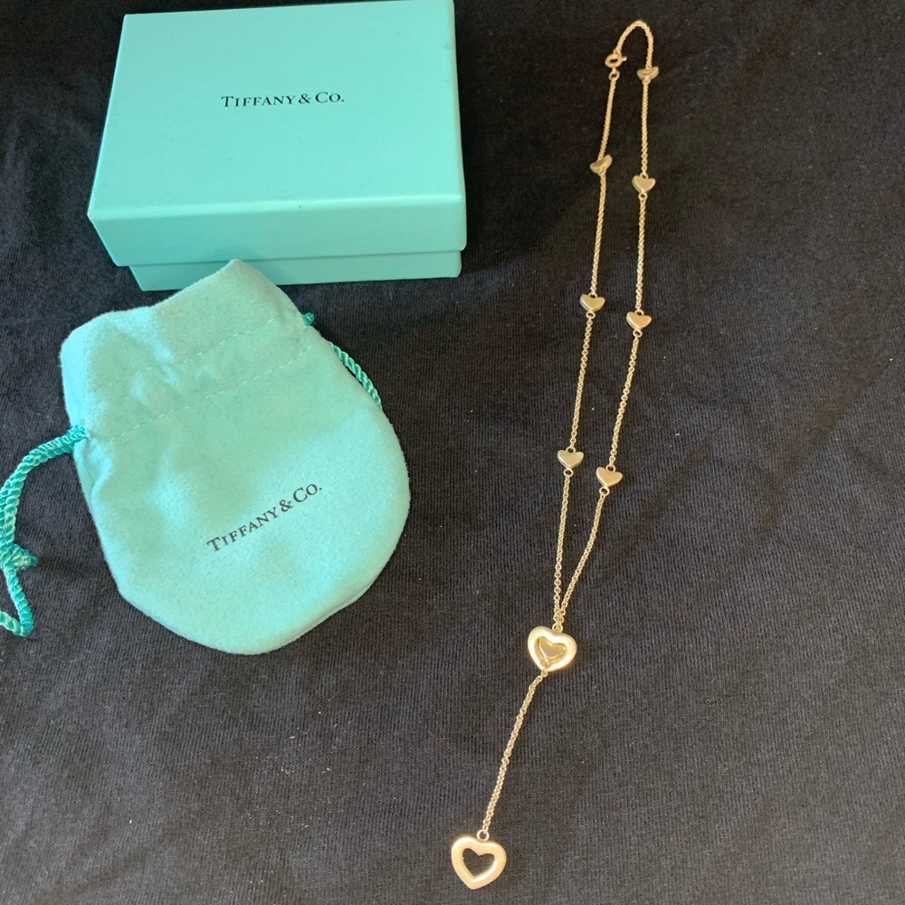 Tiffany & Co. Sterling Silver Multi-Heart Lariat